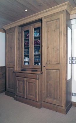 13 – Meuble  (En collaboration avec M. Jean Rignault – Architecte d’intérieur)
